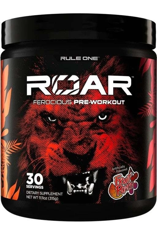 Rule 1 R1 Roar Pre-Workout 30 Servings | Energy + Focus