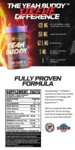 Ronnie Coleman Yeah Buddy Xtreme Pre Workout 30 Servings | Energy, Focus, Pump - Image 2