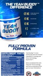 Ronnie Coleman Yeah Buddy Pre-Workout Energy Powder 30 Servings 420mg Caffeine - Image 2