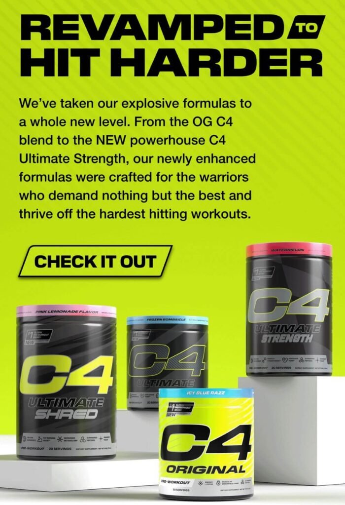 Cellucor C4 Original Pre-Workout – Explosive Energy & Focus Support - Image 2