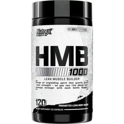 Nutrex HMB 1000 Lean Muscle Builder Pre-Workout Recovery Support 120 Capsules