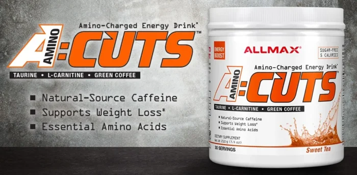 AminoCuts Amino Acids L-Carnitine Sugar Free Energy Powder - Image 3