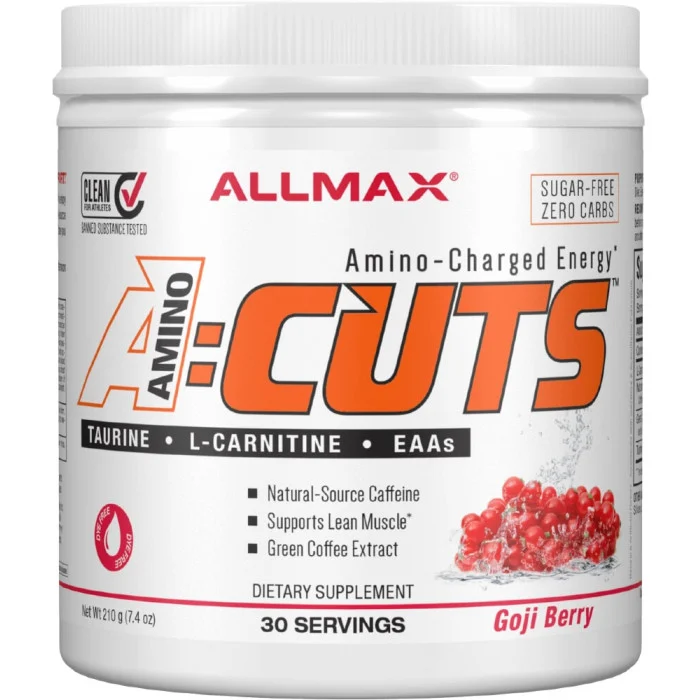 AminoCuts Amino Acids L-Carnitine Sugar Free Energy Powder